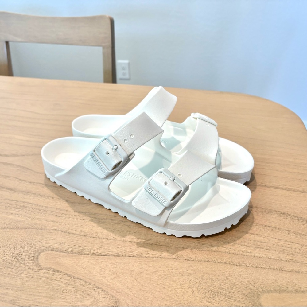 Birkenstock Arizona White Sandals EU Size 40